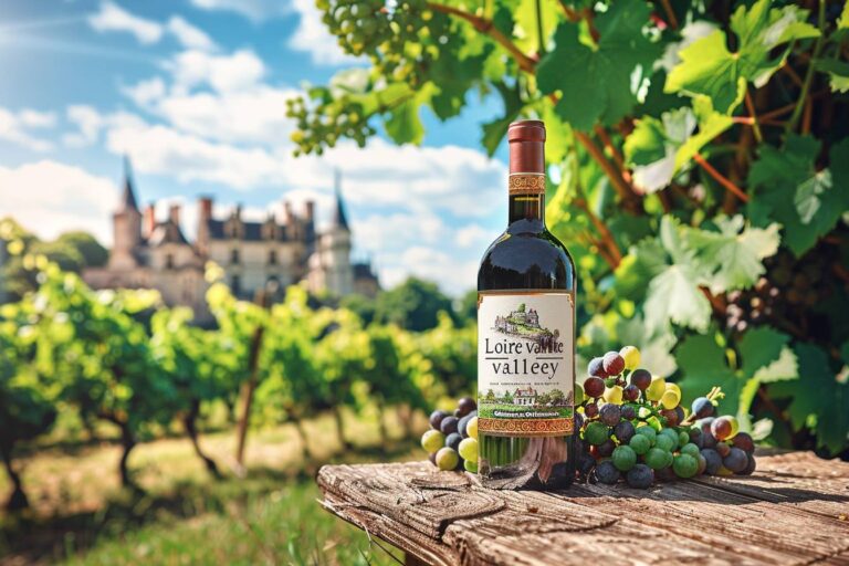 vins du Val de Loire : vignoble historique du Val de Loire avec ses vignes en terrasses