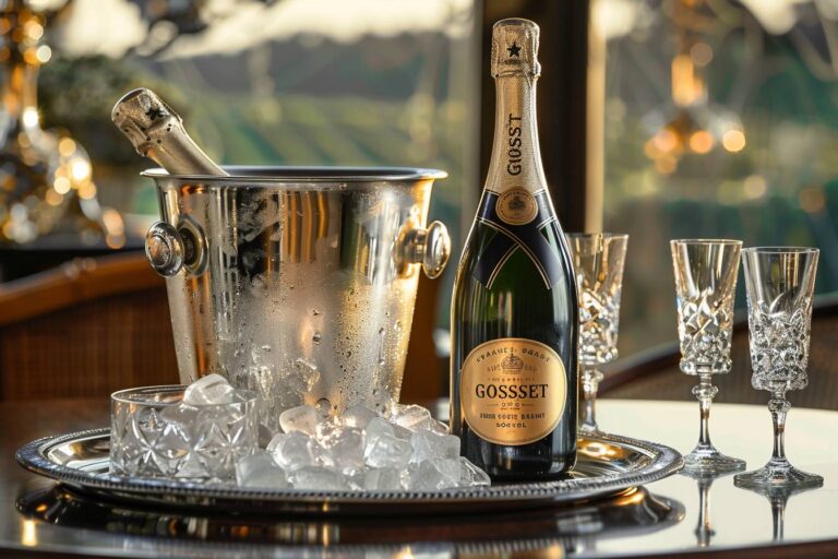 champagne Gosset : bouteille de champagne Gosset traditionnelle