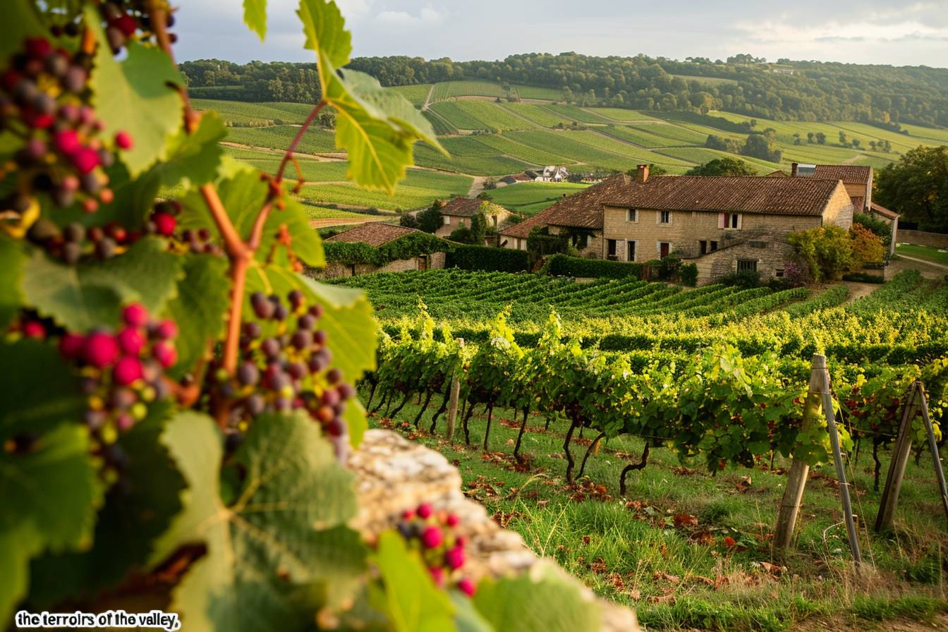 vins du Val de Loire : vignoble au bord de la Loire avec terroirs distinctifs