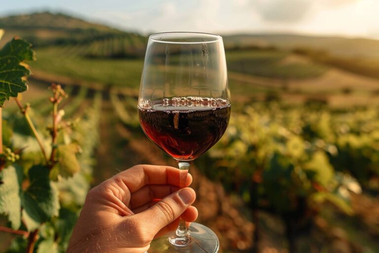 Beaujolais : vignoble du Beaujolais avec paysage et vignes