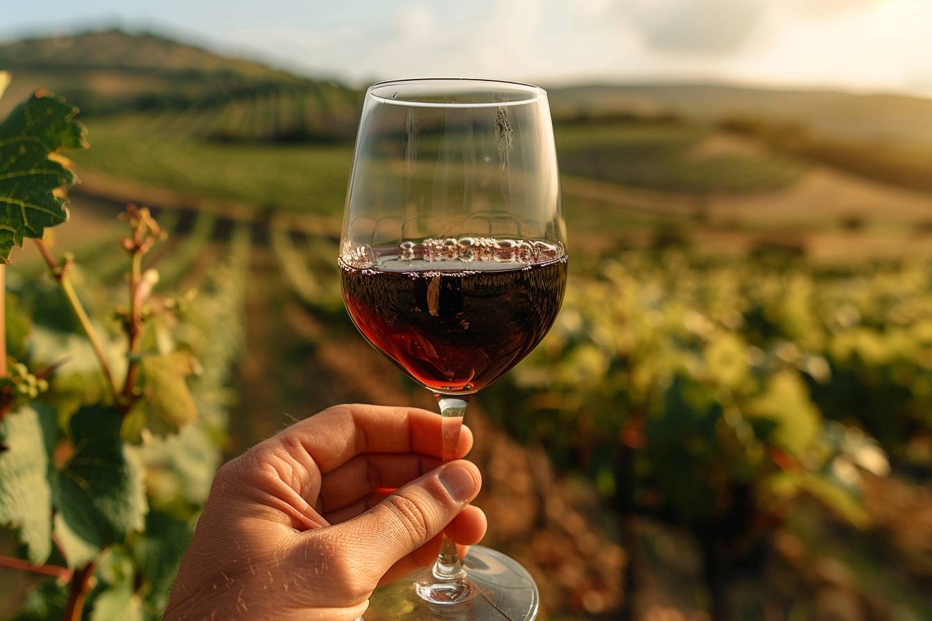Beaujolais : vignoble du Beaujolais avec paysage et vignes