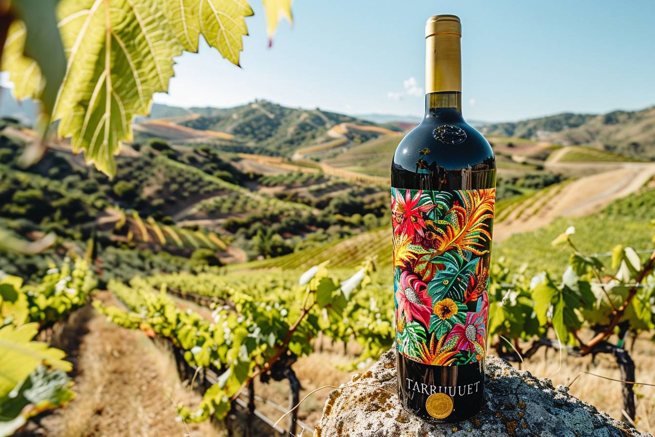 Domaine Tariquet : vignoble familial en Gascogne sous un ciel bleu