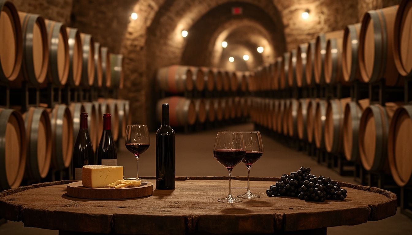 dégustation de vin : verre de vin rouge en cours d'évaluation