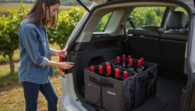 transport vin : bouteilles de vin bien emballées pour le transport
