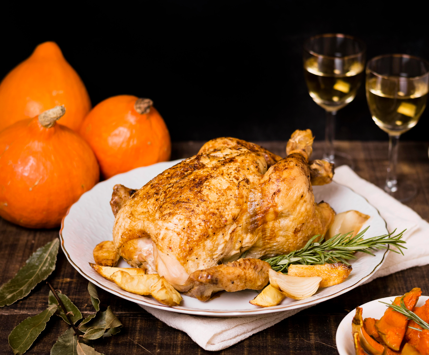 Le bon vin pour un poulet rôti
