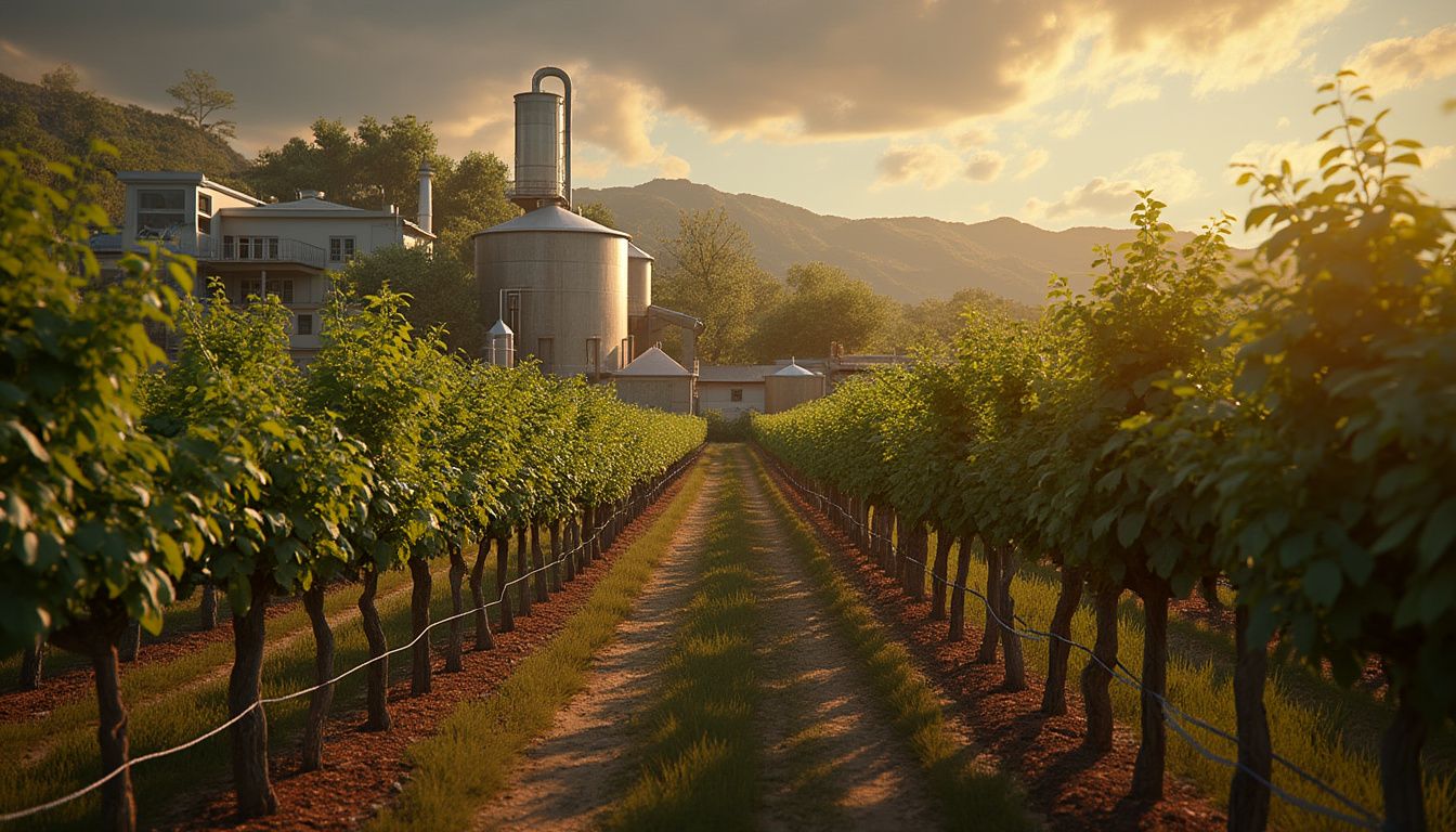 écologie boisson : comparaison entre une bouteille de vin et une chope de bière illustrant l'impact environnemental
