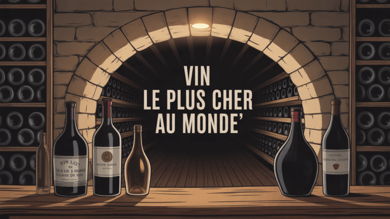 illustration cave luxueuse vin le plus cher au monde