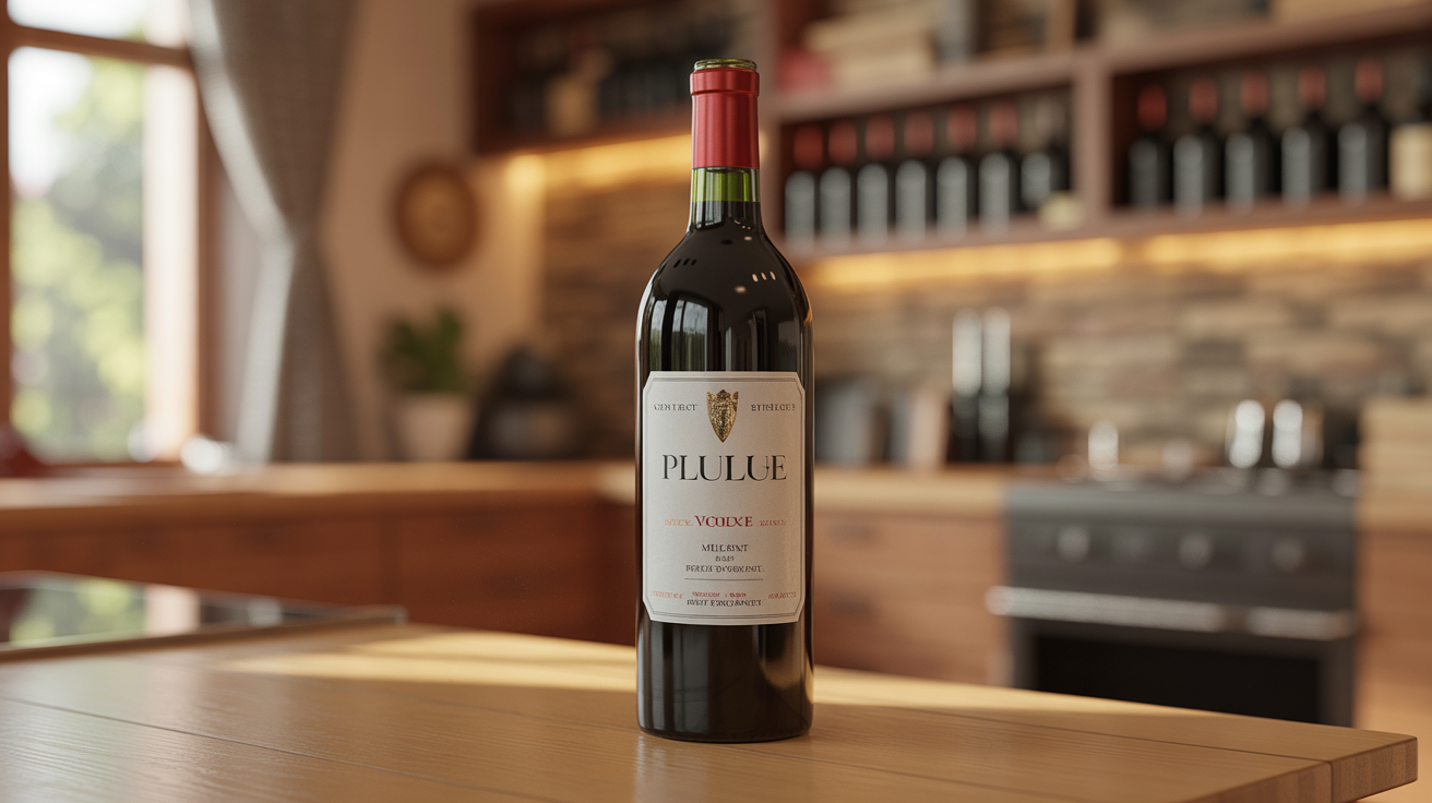 elements principaux etiquette vin rouge