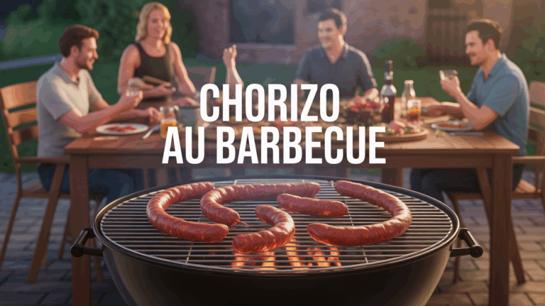 chorizo au barbecue grilles braises ambiance conviviale
