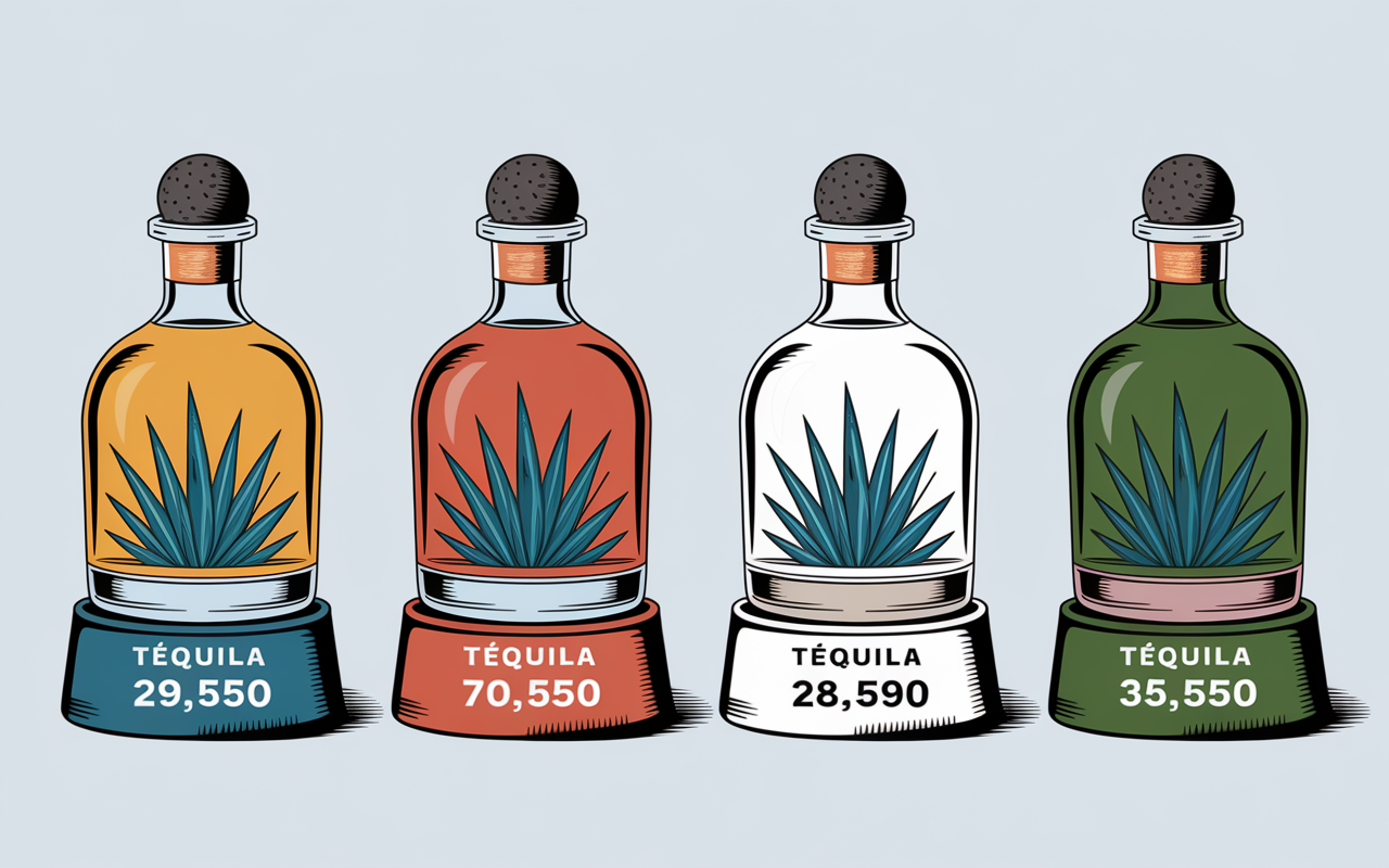 tequila comparatif prix france bouteilles agave