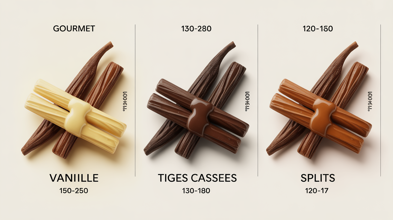 prix vanille madagascar gourmet tiges cassées splits