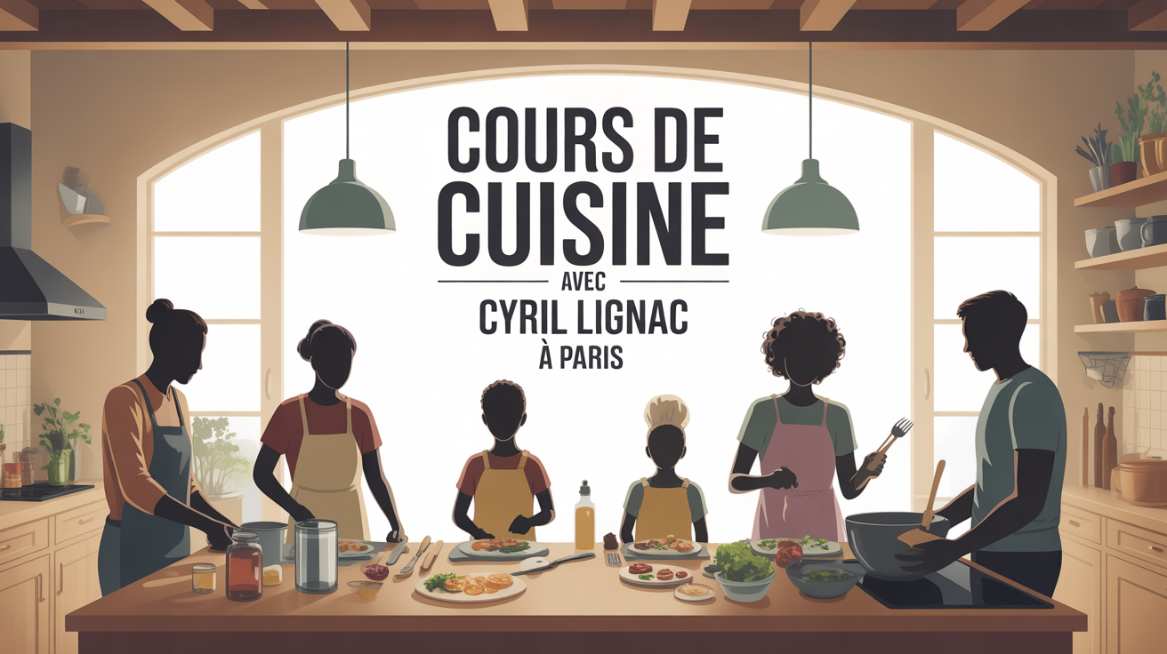 cours de cuisine avec Cyril Lignac à Paris atelier gourmand