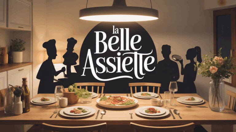 Table familiale partage gastronomie La Belle Assiette blog