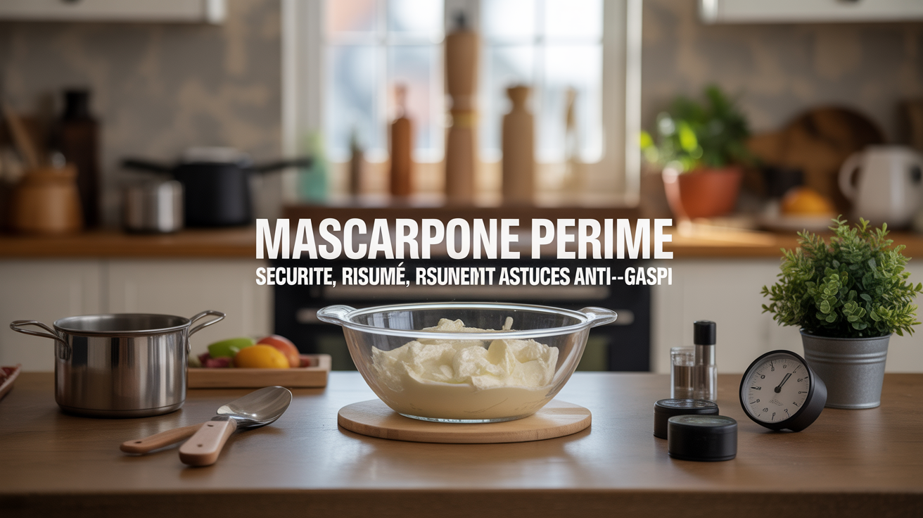 mascarpone perime sur table conseils securite et astuces