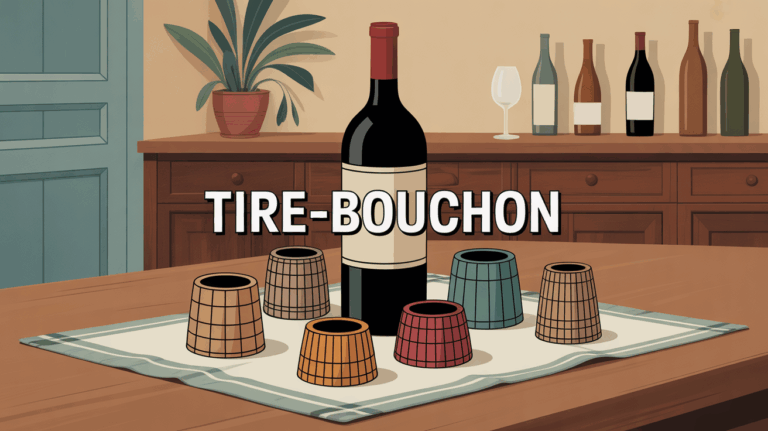 plusieurs tire bouchons variés sur une nappe avec bouteille de vin
