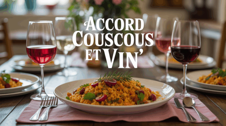 table couscous et vins ambiance chaleureuse