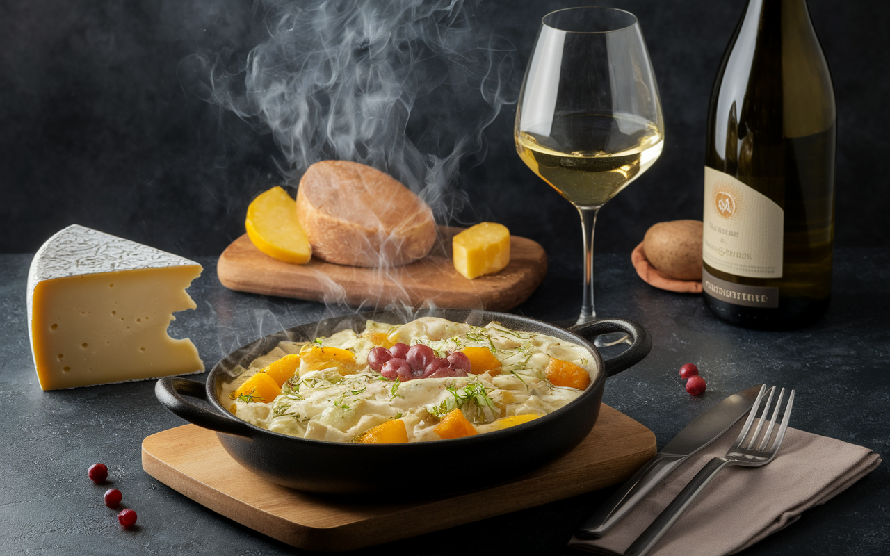 Tartiflette avec vin blanc sec choix parfait accord