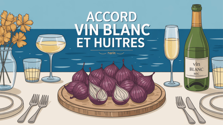 Plateau d'huitres fraîches et vin blanc sec pour accord parfait