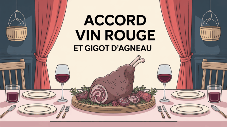 accord vin rouge gigot agneau ambiance chaleureuse