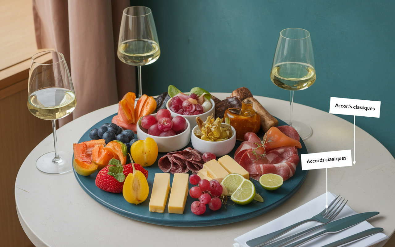 accords classiques vin blanc aperitif amuse bouche