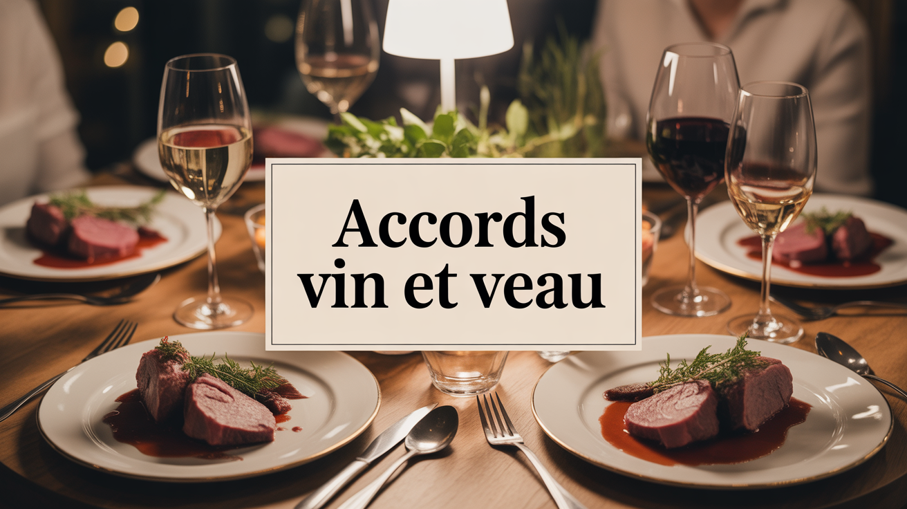 table conviviale accords vin et veau diner