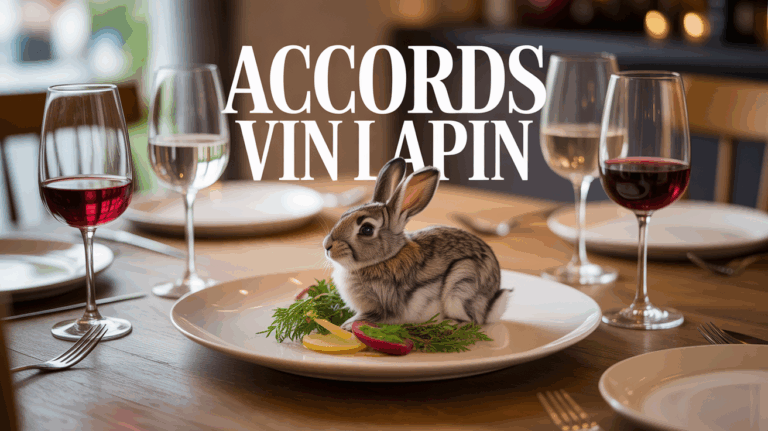 table bois plat lapin vin rouge blanc accords vin lapin
