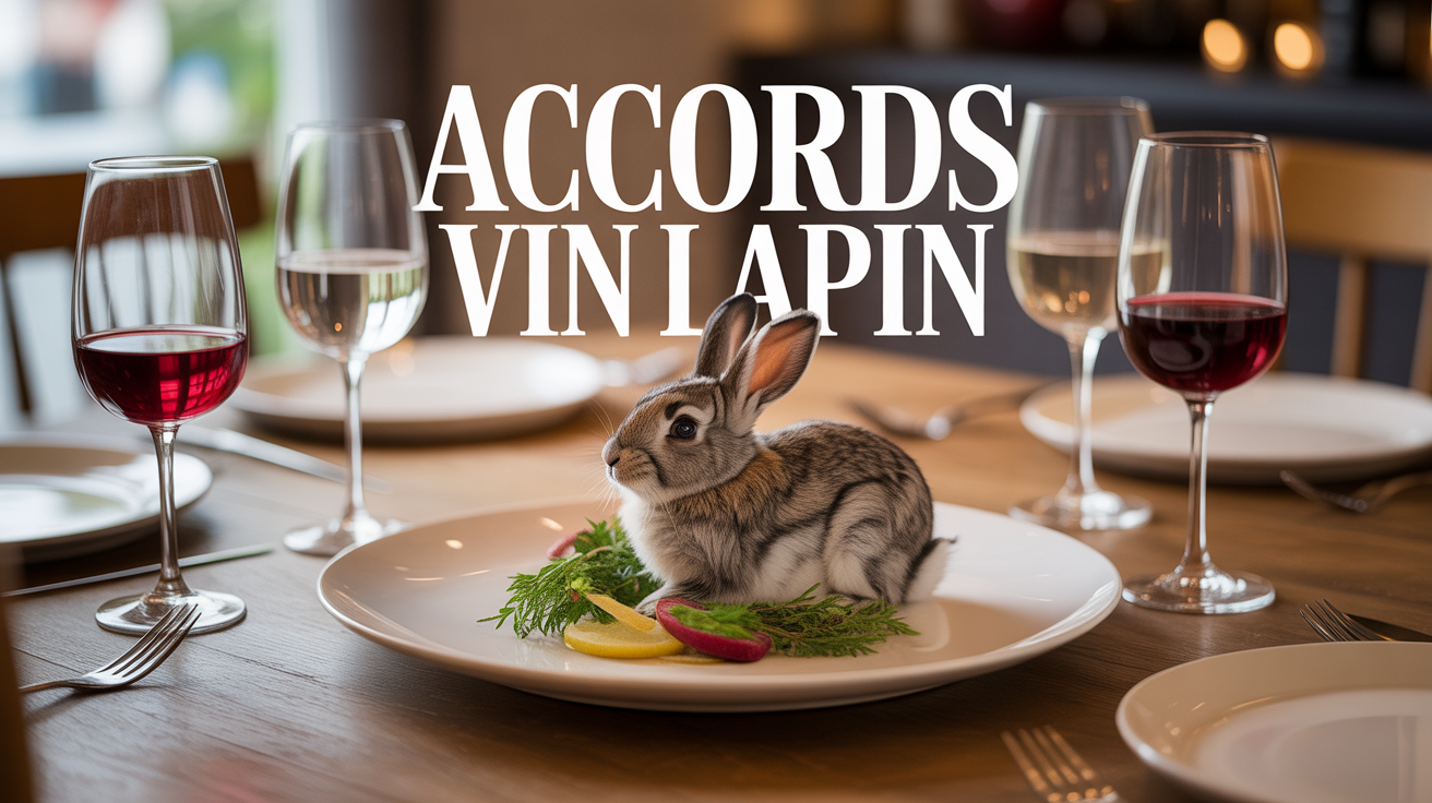 table bois plat lapin vin rouge blanc accords vin lapin