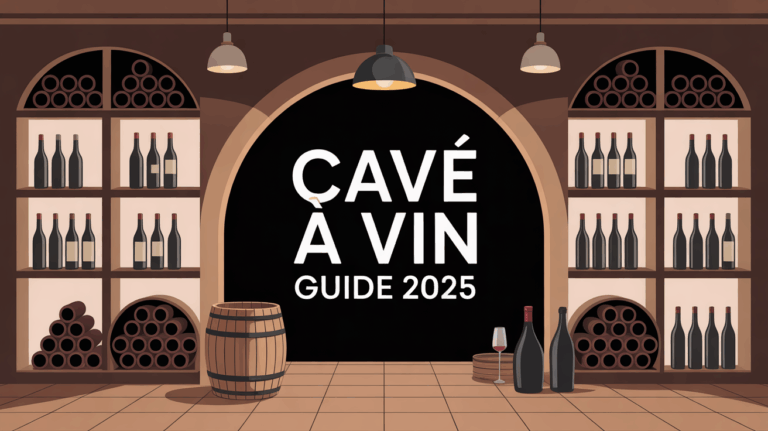 Vue stylisee cave a vin moderne eclairage tamise illustration