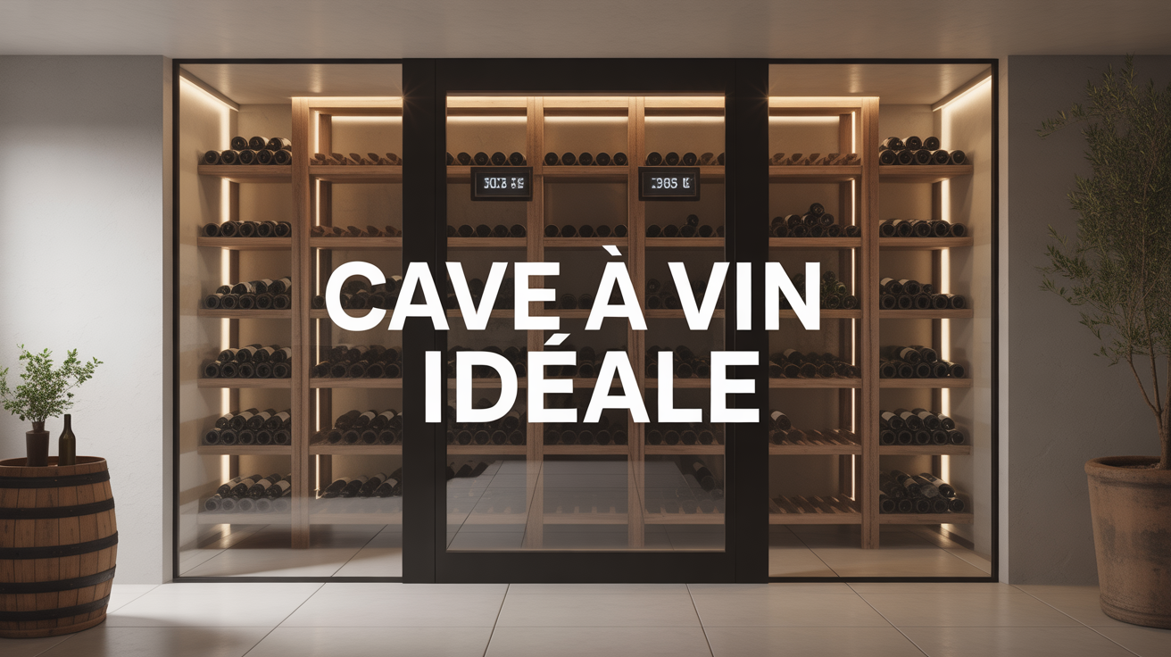 cave a vin moderne interieur chic rayonnages
