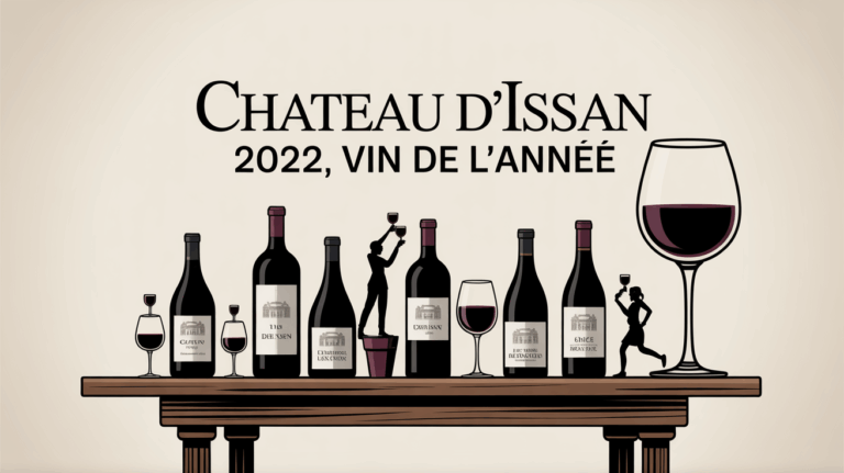 chateau d'issan 2022 vin de l'annee sur grande table degustation