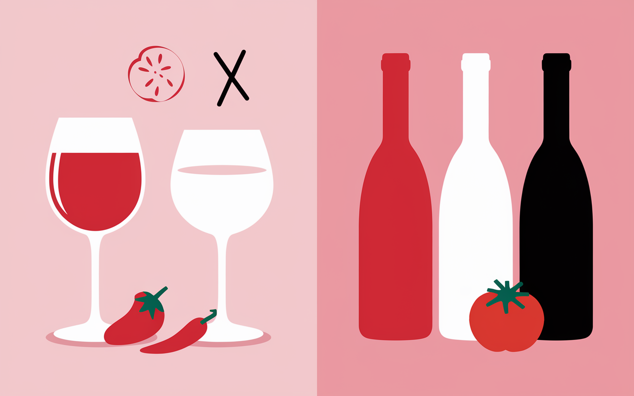 Mauvais choix vin rougail saucisse