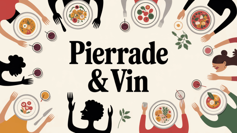 repas pierrade vin table conviviale