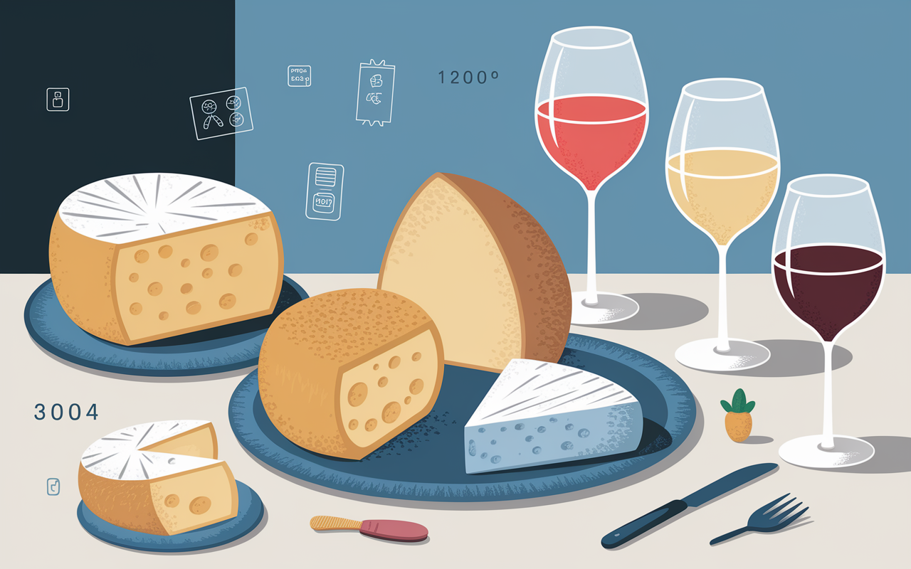 tableau accords vin fromage chevre brie comte bleu