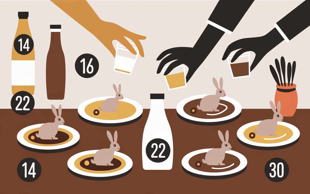 plats lapin sauces vins etiquettes table cuisine famille