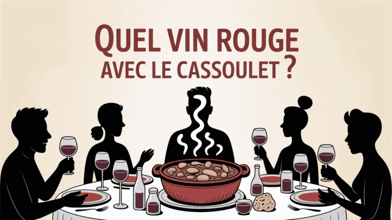 Table cassoulet avec vin rouge ambiance famille