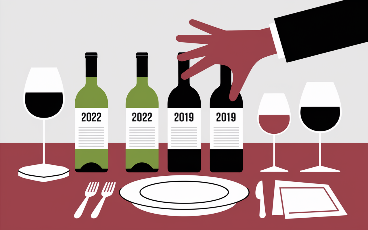 Choix vin millésime 2022 2019 facile