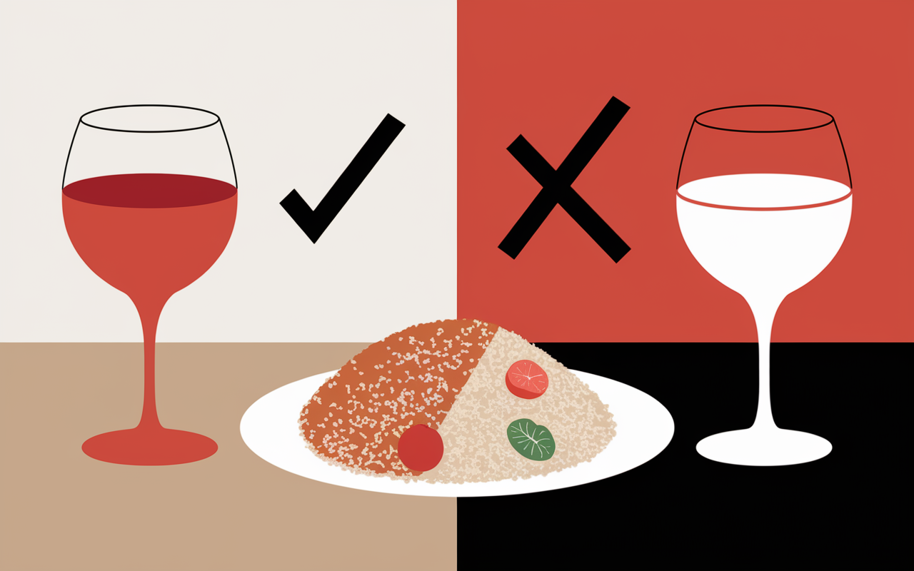 comparatif vin couscous bon mauvais accord