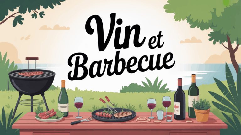 table barbecue été vin ambiance conviviale