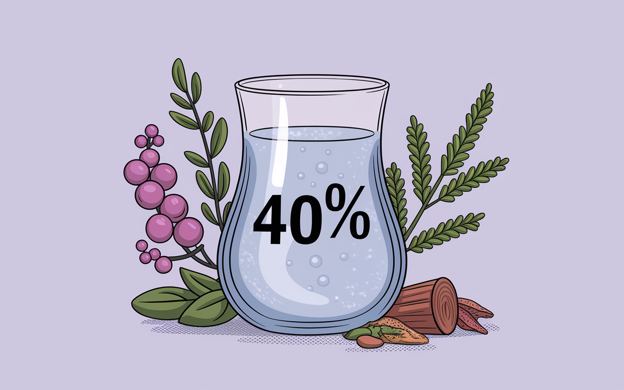 verre aquavit givre carvi aneth nordique 40