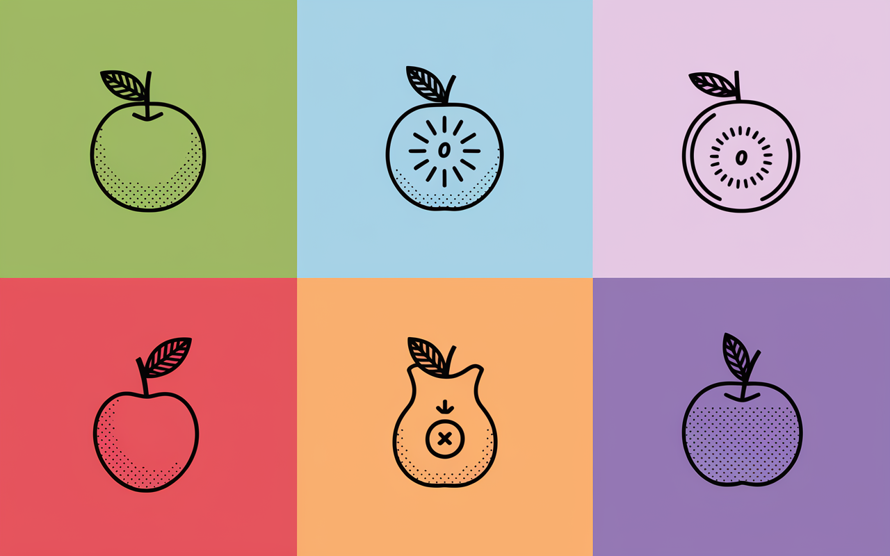 infographie nutrition fruits en W calories vitamines énergie