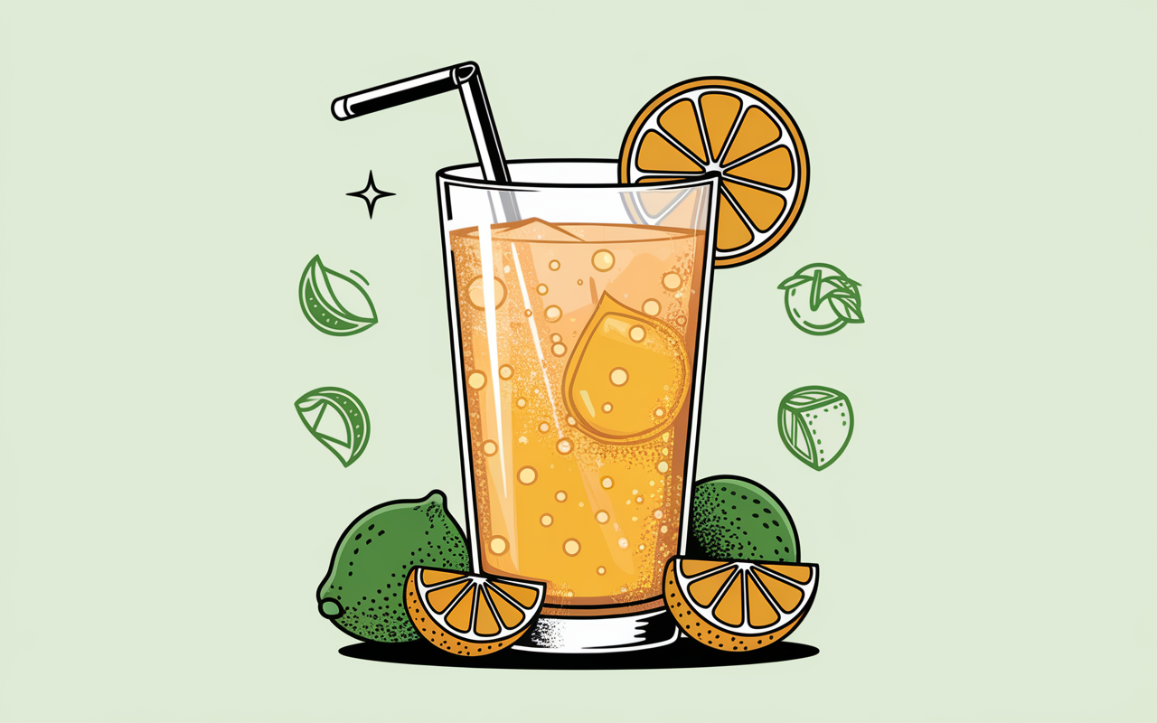 Verre de ginger ale pétillant bienfait digestion nausée