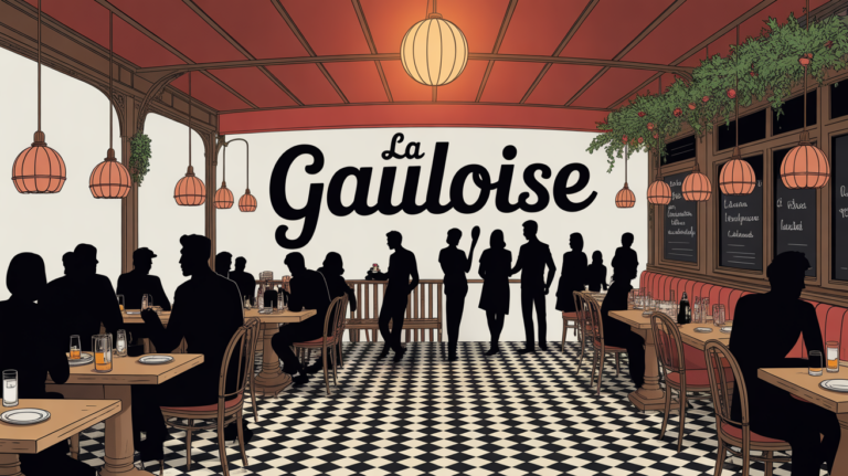 Brasserie La Gauloise ancienne terrasse Paris conviviale