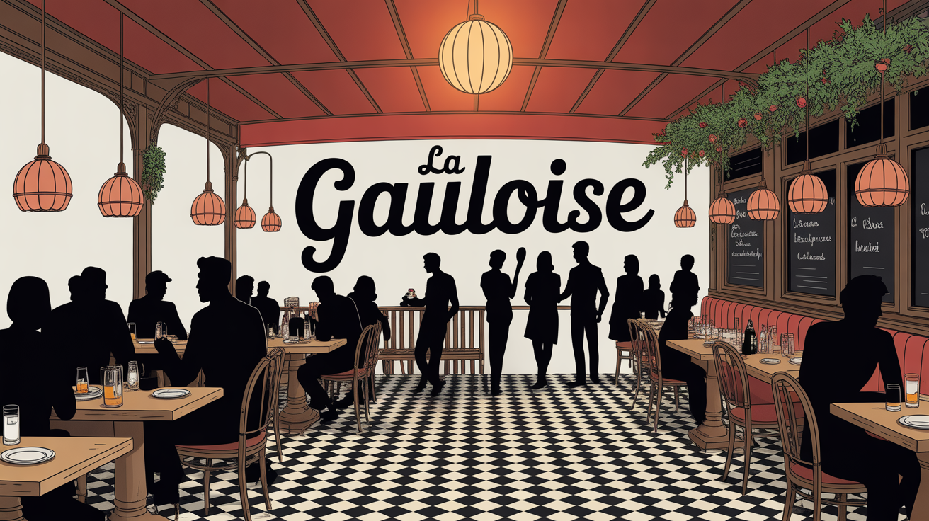 Brasserie La Gauloise ancienne terrasse Paris conviviale