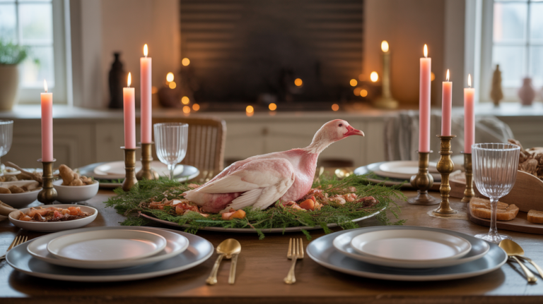 Magret de canard rosé peau croustillante plat table bois
