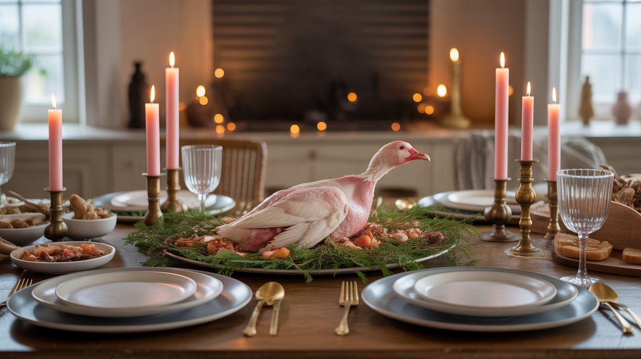 Magret de canard rosé peau croustillante plat table bois