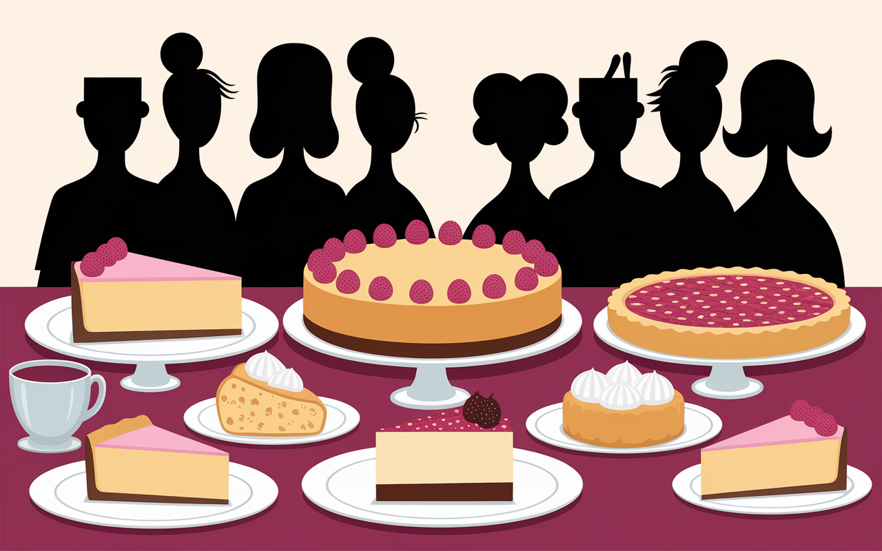 desserts démoulés intacts avec moule à charnière