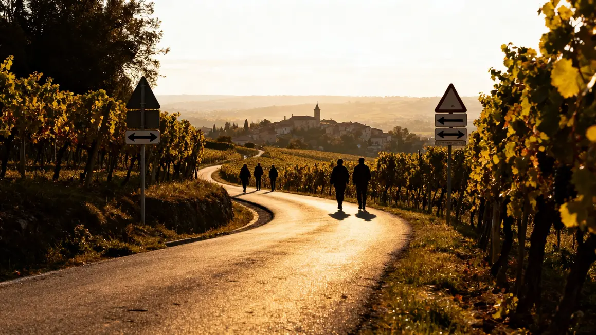 route des vins vignobles france paysage