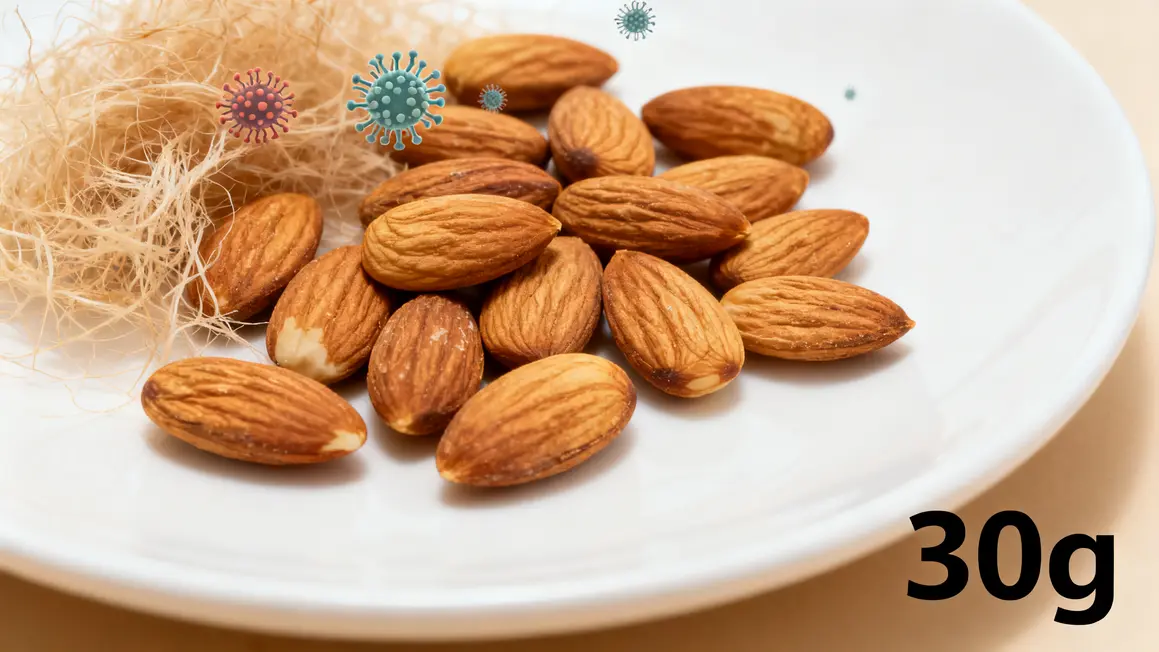 amandes fibres microbiote 30g
