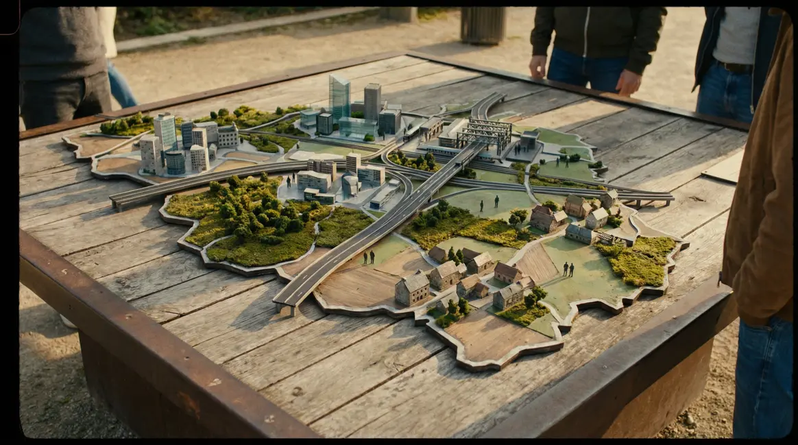 Carte separation villes villages Yvelines