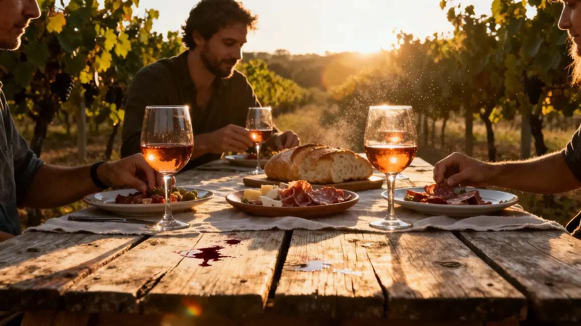balade oenogastronomique pique-nique mets terroir vin